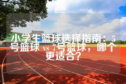 小学生篮球选择指南：5号篮球 vs 7号篮球，哪个更适合？